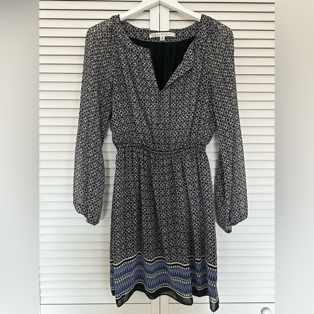 Max Studio Batik Print Dress - size M